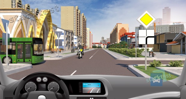 При повороте направо Вы, управляя легковым автомобилем: