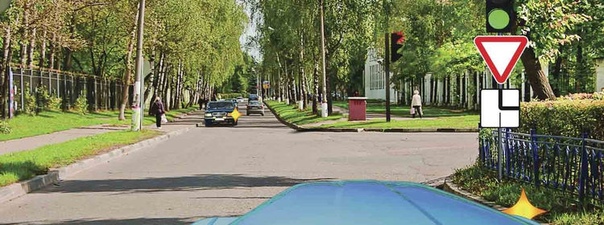 Обязаны ли Вы уступить дорогу легковому автомобилю при повороте направо?