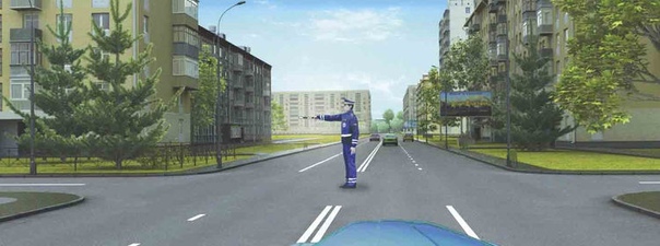 В каком направлении Вам разрешено движение?
