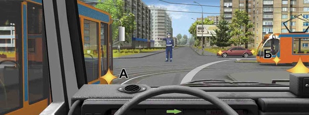 Как Вам следует поступить при повороте направо?