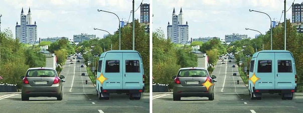 Ситуация, в которой водитель транспортного средства, движущегося по правой полосе, обязан уступить дорогу при перестроении, показана: