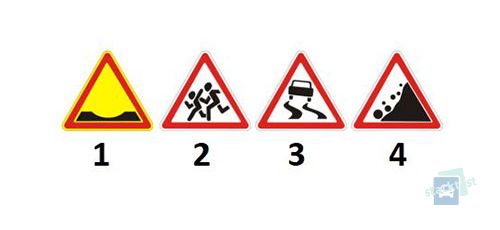 Какой из представленных дорожных знаков является временным?